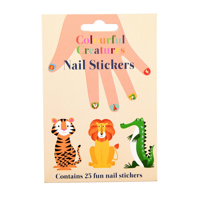 Nail Sticker Colourful Creatures