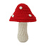 Sindibaba Baby rattle Mushroom red (BIO)