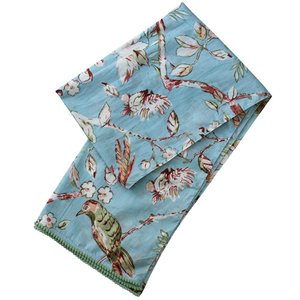 Powell Craft Scarve Cotton Blue Blossom