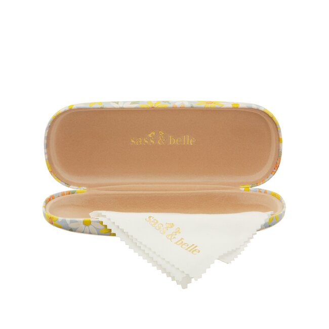Glasses case Blue Daisy