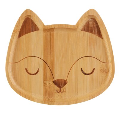 Sass & Belle Bamboo Plate Woodland Fox