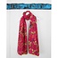 Scarve Cotton Bird hot pink