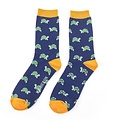 Miss Sparrow Männer-Socken Bamboo Turtles navy