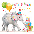 Paperproducts Design Papierservietten Birthday Elephant