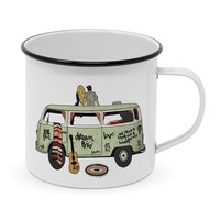 Paperproducts Design Enamel Mug Happy Freedom