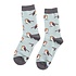 Miss Sparrow Socken Bamboo Robins duck egg