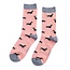 Miss Sparrow Socken Bamboo Little Sausage Dogs dusky pink