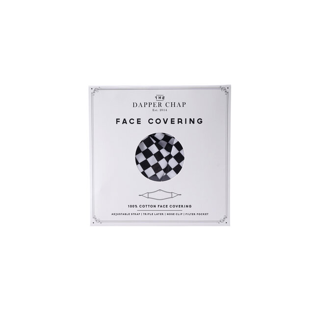 Face Mask Cotton with filter pocket Dapper Chap