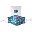Schutzmaske Baumwolle mit Filterfach W&R turquoise