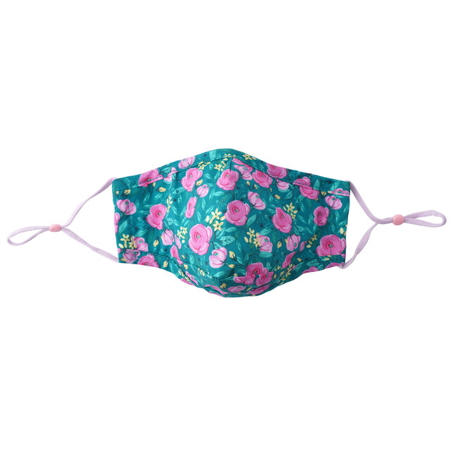 Schutzmaske Baumwolle mit Filterfach W&R turquoise