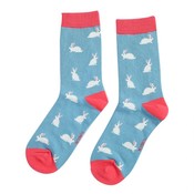 Miss Sparrow Socks Bamboo Rabbits duck egg