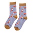 Socken Bamboo Foxes powder blue