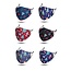 M&K Collection Face Mask Cotton with filter pocket Set 12 assorti
