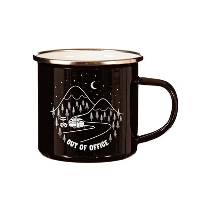 Sass & Belle Mug Enamel Out of Office