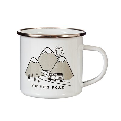 Sass & Belle Mug Enamel On the Road