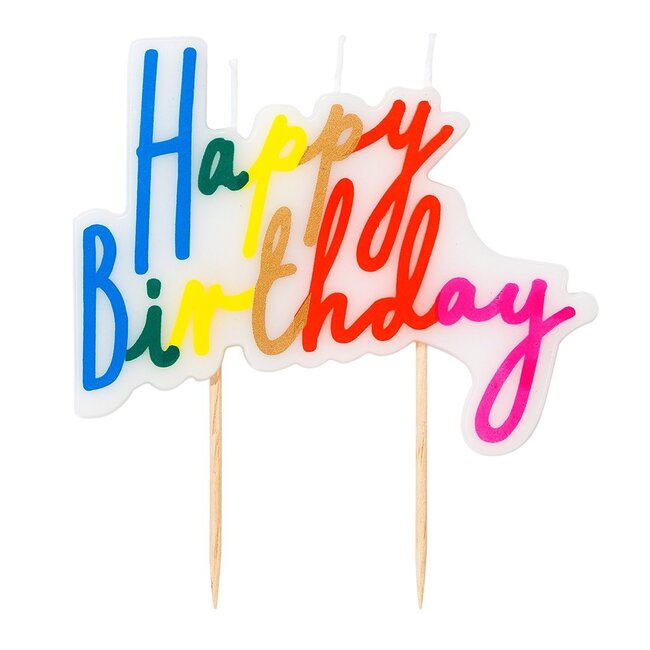 Birthday Candles Rainbow Brights