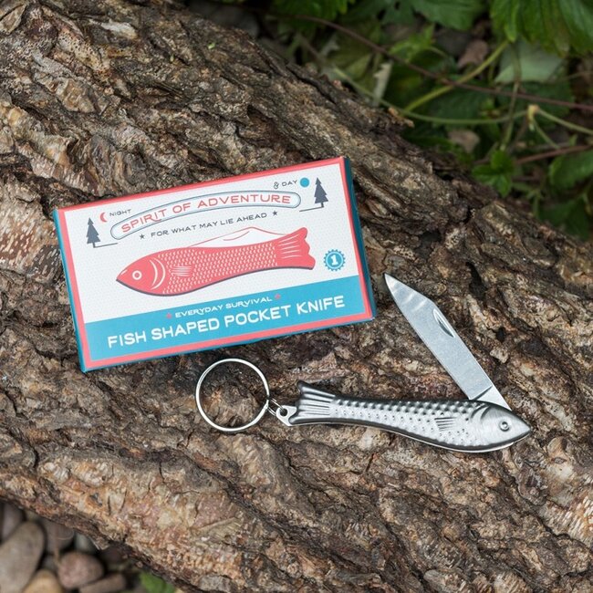 Pocket Knife and Keyring Fish