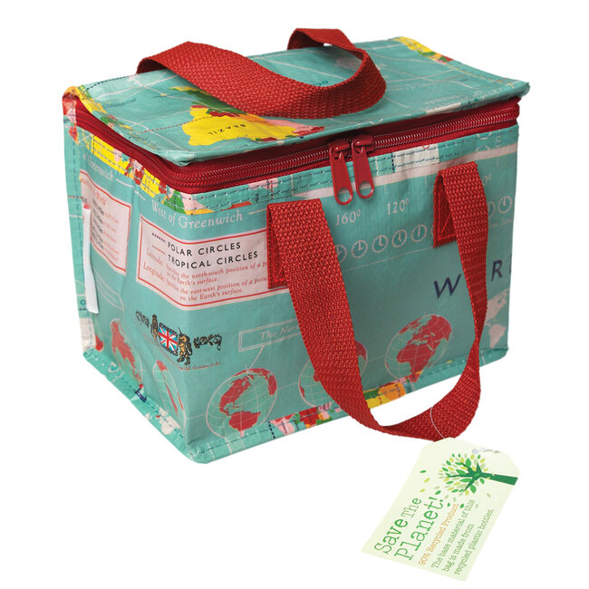 Lunch-Tasche World Map