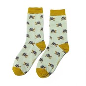 Miss Sparrow Socks Bamboo Turtle duck egg