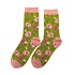 Miss Sparrow Socks Bamboo Botany olive