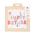 Talking Tables Paper Napkins Eco Rose Happy Birthday