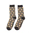 Miss Sparrow Männer-Socken Bamboo Beer grey