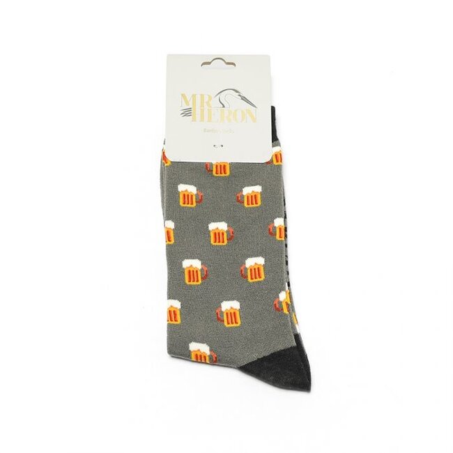 Männer-Socken Bamboo Beer grey