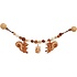 Sindibaba Stroller chain Squirrels brown with rattle