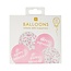 Balloons Happy Birthday Confetti pink