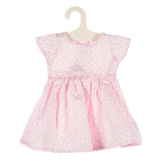 Olimi Puppenkleid Miniland 38cm Dots pink