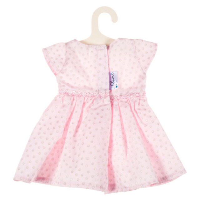 Doll dress Miniland 38cm Dots pink
