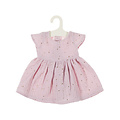 Olimi Doll dress Miniland 38cm Starry  Sky powdery pink