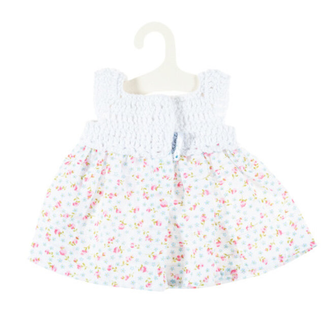 Doll dress Miniland 32cm Flower/Crochet meadow pale