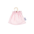 Olimi Puppenkleid Miniland 21cm Dots pink with silver