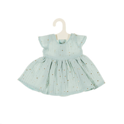 Olimi Doll dress Miniland 32cm Starry Sky mint