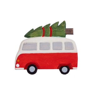 Sass & Belle Weihnachtshänger Wooden Camper