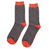 Miss Sparrow Männer-Socken Bamboo Bikes Repeat grey