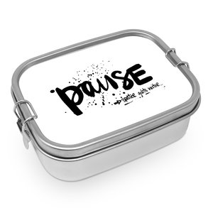 Paperproducts Design Lunch Box Steel Pause