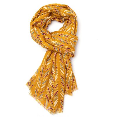 M&K Collection Scarve Lines musterd