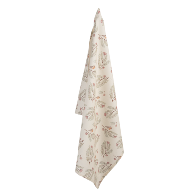 Clayre & Eef Tea towel Robin
