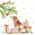 Paperproducts Design Paper Napkins Christmas Dog