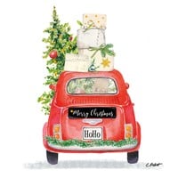 Paperproducts Design Paper Napkins  Christmas Taxi
