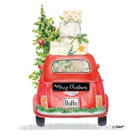 Paperproducts Design Papierservietten Christmas Taxi