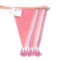 Talking Tables Bunting Fabric We love Birthdays pink