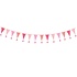 Talking Tables Bunting Fabric We love Birthdays pink