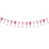 Talking Tables Bunting Fabric We love Birthdays pink