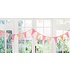 Talking Tables Bunting Fabric We love Birthdays pink embroidered