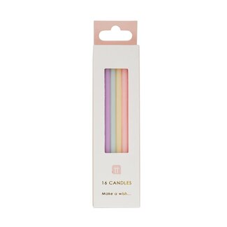 Talking Tables Birthday Candles Pastel