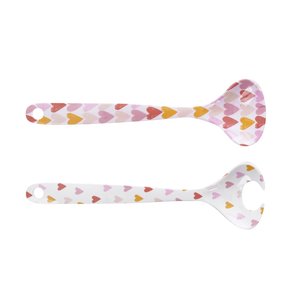 Overbeck and Friends Melamine salad servers Marigold