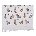 Clayre & Eef Guest towel Cats